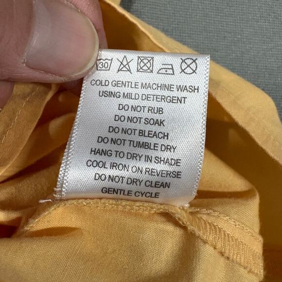 It's Now Cool Vacay Shirt Size‎ S Vermillion Women's INC204 Orange/Yellow - Picture 11 of 14